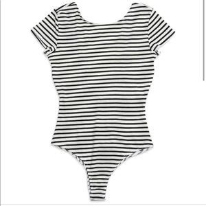 SADIE AND SAGE STRIPED BODYSUIT